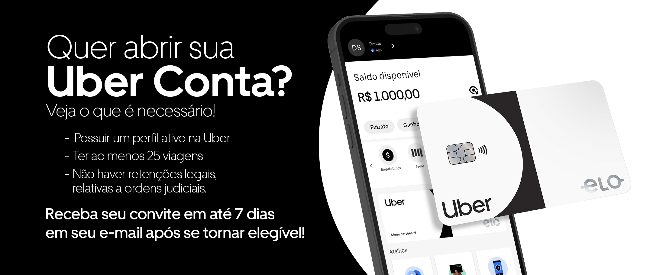 Uber Conta - Controle seus ganhos com a Uber conta