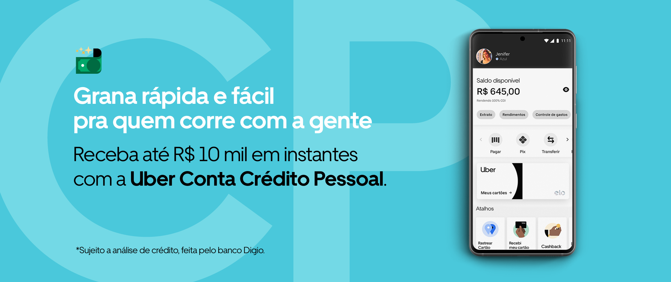 Grana rápida e fácil para quem corre com a gente